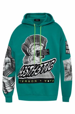 Bluza typu ‘oversize’ z naszywkami, zdjęcie 1 Bluza typu ‘oversize’ z naszywkami od Diesel